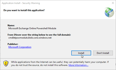 Exchange Online Remote PowerShell installation