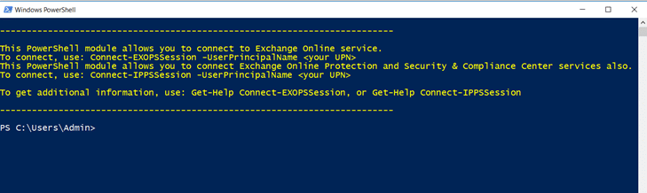 Exchange online Remote PowerShell Module