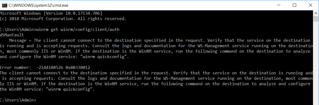 The client cannot connect to the destination specified in the request. Verify that the service on the destination is running and is accepting requests
