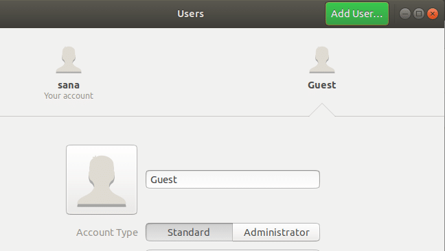 List of Linux users in Ubuntu