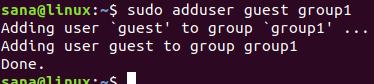 Add user to group