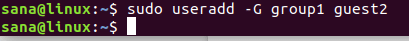 Assigning Group While Creating a User