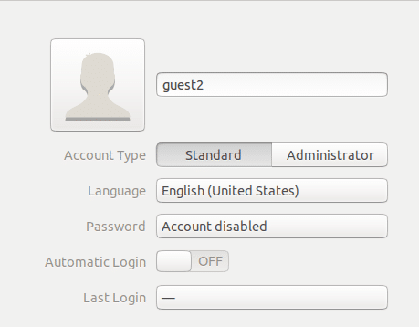 Login is disabled when no password is set