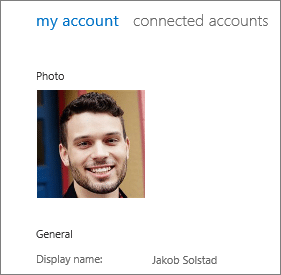 The user's picture.