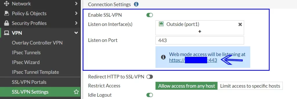 FortiGate SSL VPN SAML Azure AD