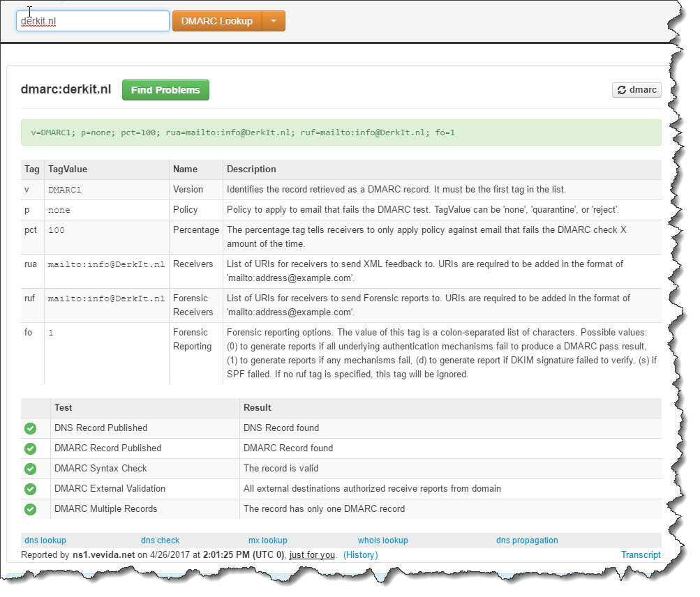 Enable DMARC Office 365 DerkIT 3