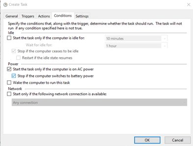 Schedule PowerShell script through Task Scheduler