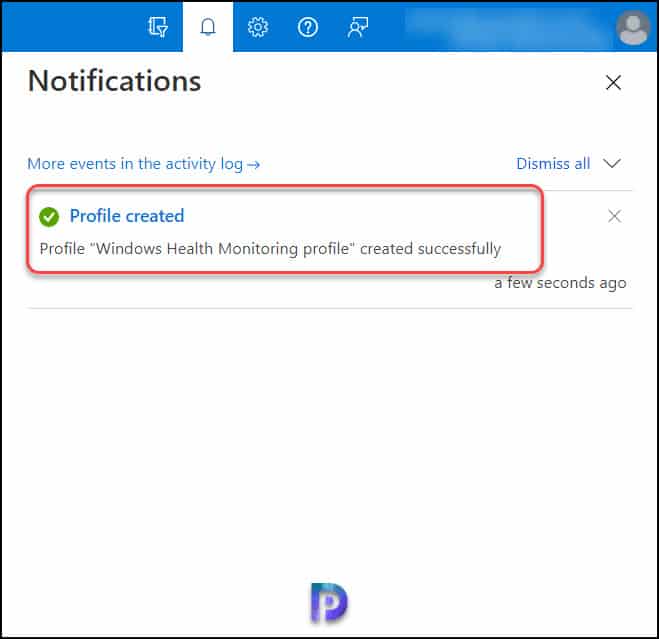 How To Create Windows Health Monitoring Profile in Intune 8 Windows Health Monitoring Profile Notifications