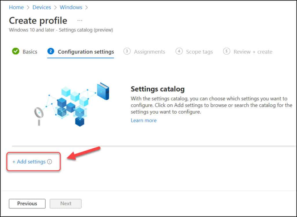 Enable Startup Boost for Microsoft Edge using Intune MEM 4 Enable Startup Boost for Edge | Settings Catalog