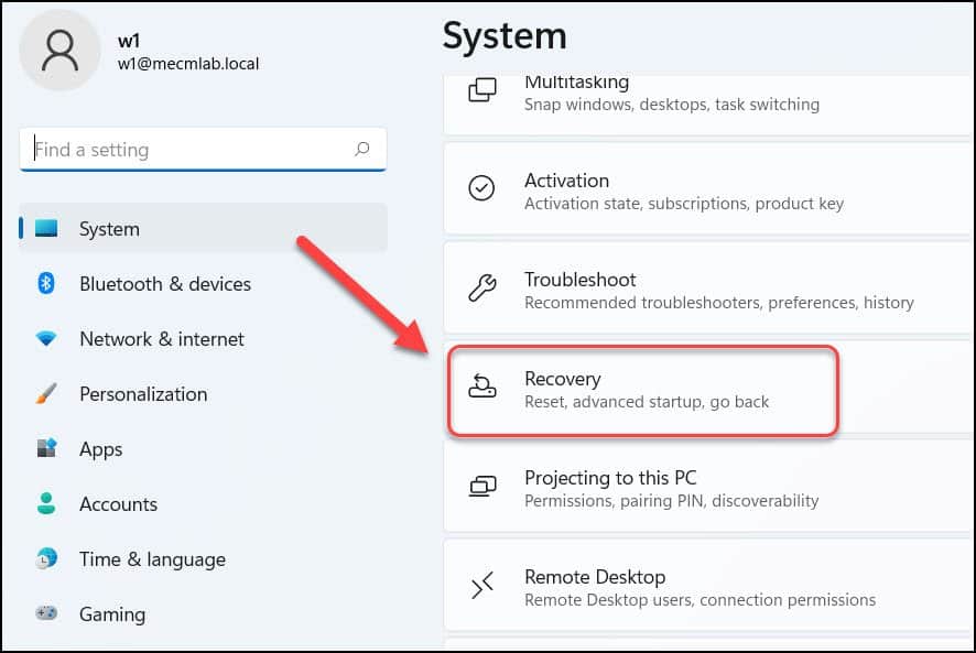 How To Boot Windows 11 into Safe Mode 2 Select Windows 11 Recovery