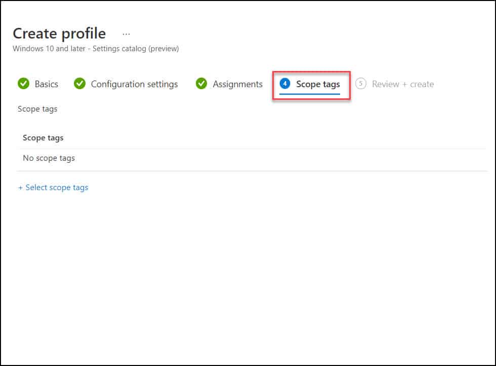 How to Configure Power Options using Intune 8 Scope Tags - Configure Power Options using Intune