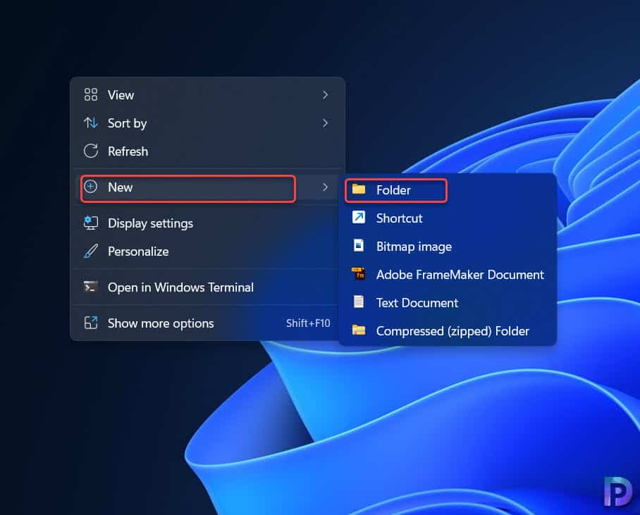 Enable God Mode in Windows 11