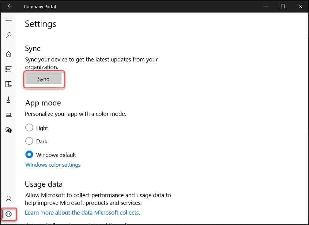 4 Ways to Manually Sync Intune Policies on Windows Devices 3 Sync Intune Policies from Company Portal App