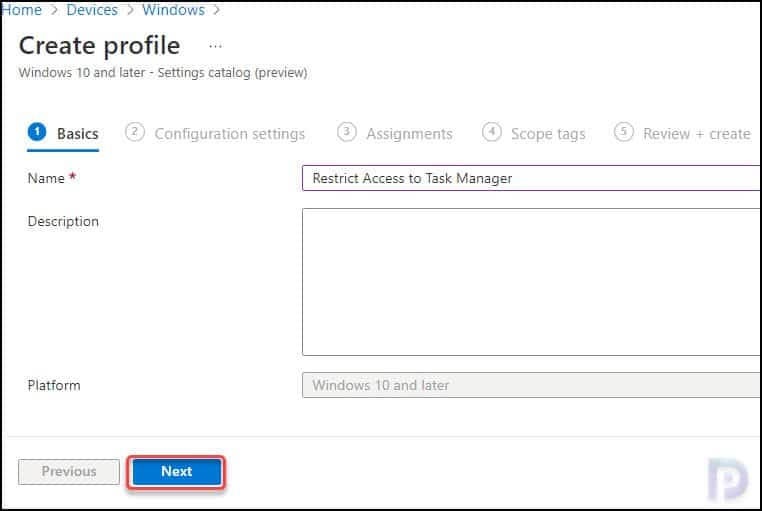 Remove or Disable Task Manager using Intune (MEM) 3 Remove Task Manager using Intune