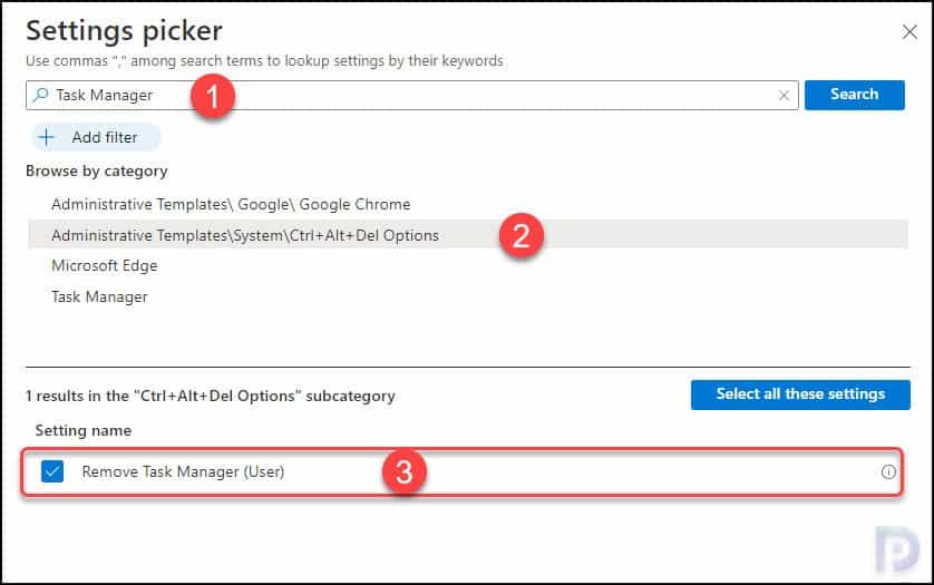 Remove or Disable Task Manager using Intune (MEM) 5 Remove Task Manager using Intune