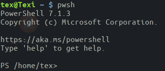 Running PowerShell on Linux
