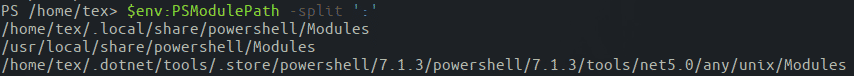 PowerShell module locations