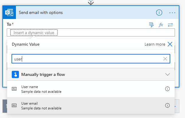 Power Automate dynamic content update