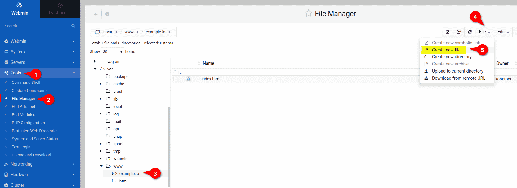 Creating a New File
