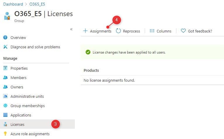 office 365 group based licensing