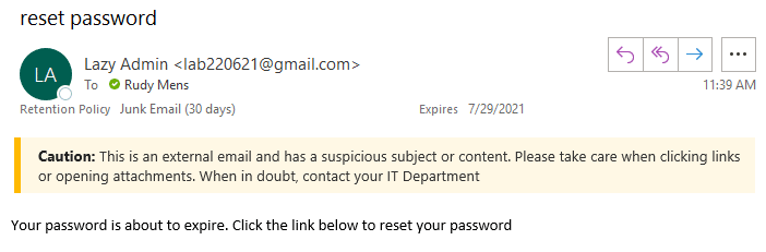 example warning external email
