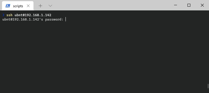 SSH Unifi Access Point