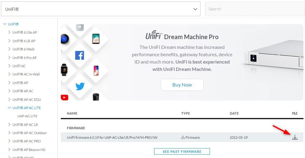 unifi firmware update