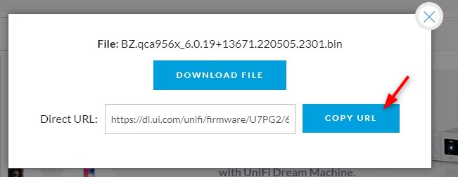 unifi update firmware