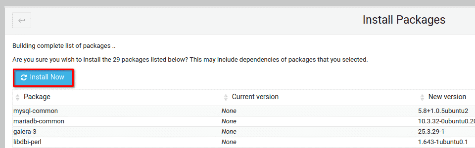 Confirming MySQL Server installation