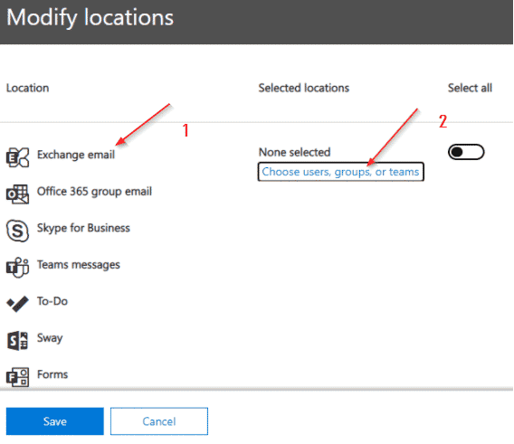 Viewing the search assigned users, groups, or teams