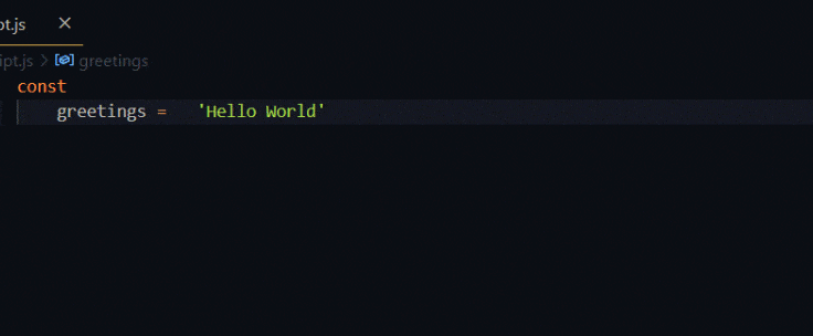 Formatting the code with Prettier