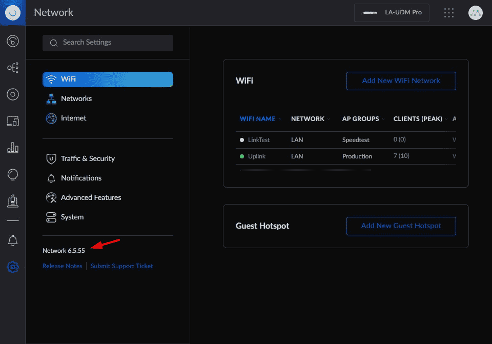 Unifi controller build number