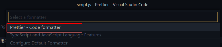 Formatting code with Prettier