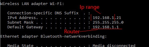 Network range