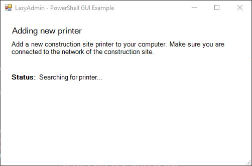 Adding elements to PowerShell GUI Form