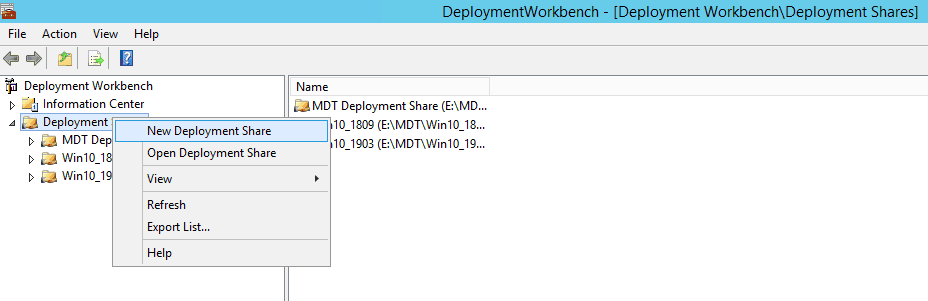Capture Custom Windows 10 Image Creation Using MDT ConfigMgr 3 New Deployment Share - Image Creation Using MDT