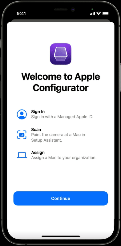 Apple Configurator for iOS