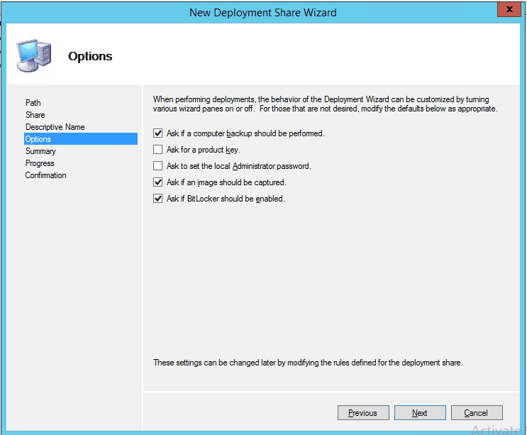 MDT New Deployment Share