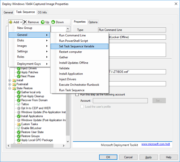 Deploy Windows Captured Image Using SCCM and MDT 5