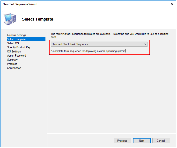 Deploy Windows Captured Image Using SCCM and MDT 13 Standard Client Task Sequence Deploy Windows Captured Image Using SCCM and MDT