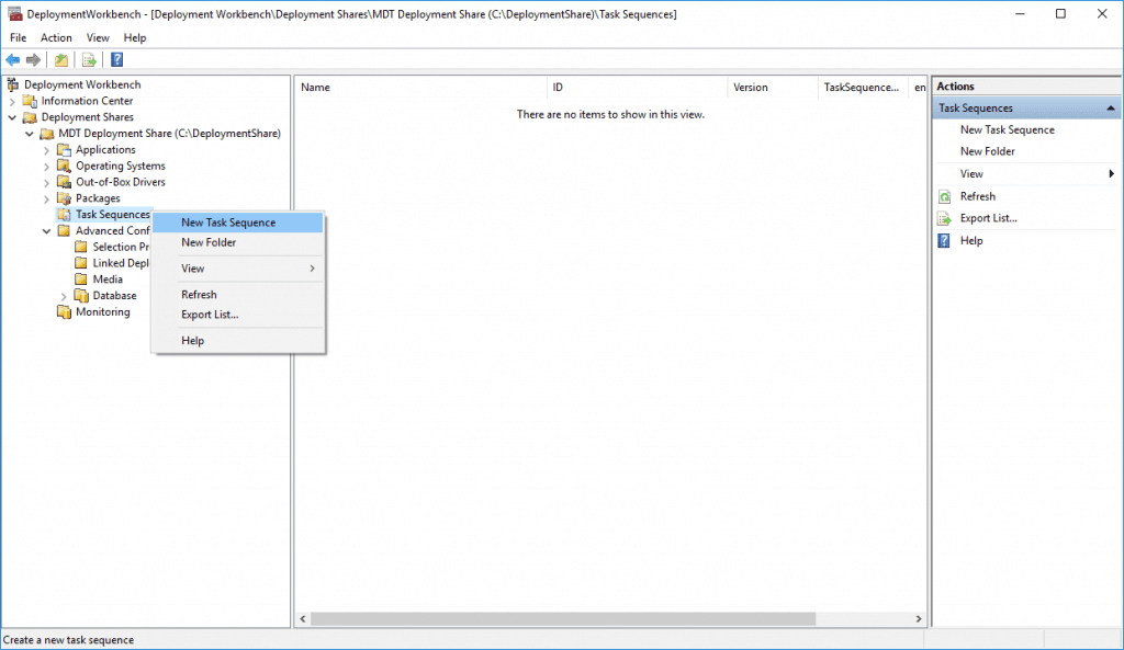 MDT Task Sequence - Deploy Windows 10 Image Deploy Windows Captured Image Using SCCM and MDT