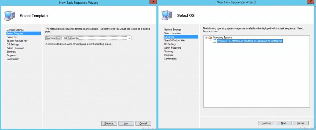 Task Sequence Template - Image Creation Using MDT