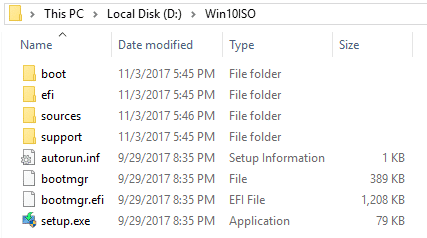 extract iso contents to a folder