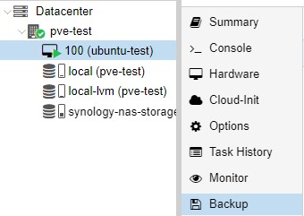 How to Backup Proxmox to a Synology NAS 9 backing up a vm to a synology nas