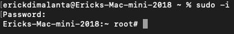 sudo