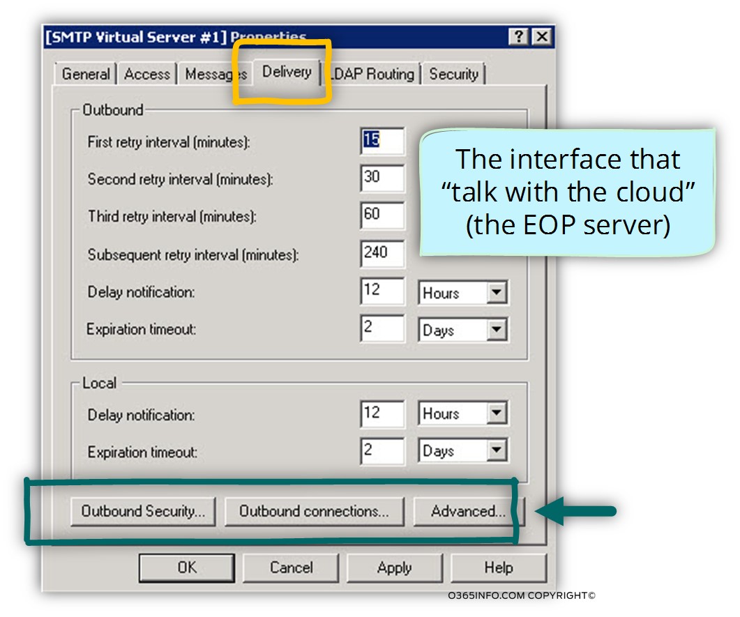 Configuring IIS server as mail relay in Office 365 environment -03