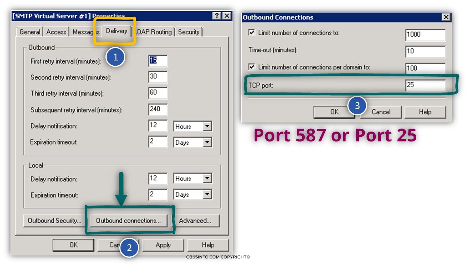 Configuring IIS server as mail relay in Office 365 environment -05