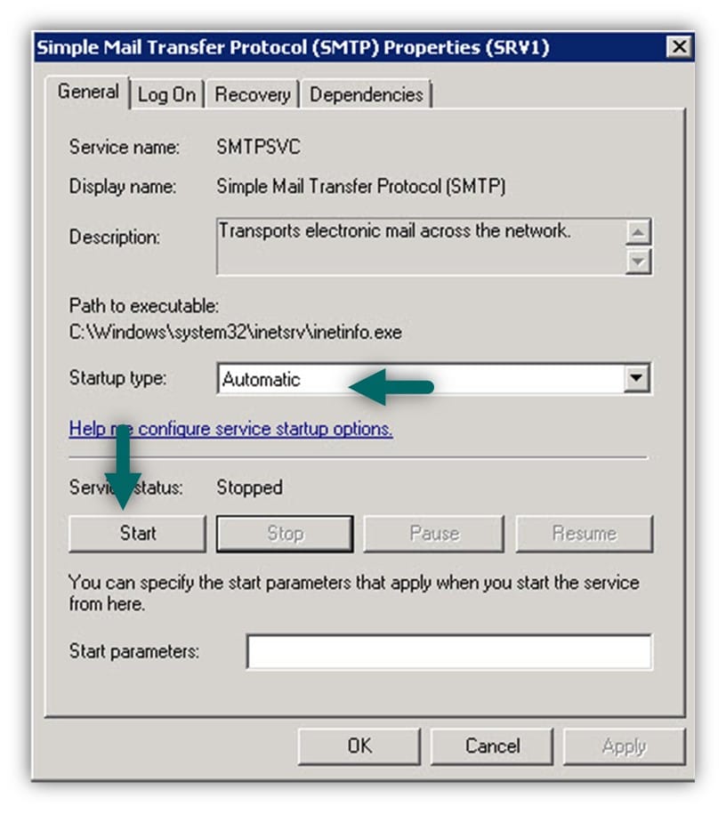 Installing IIS SMTP server -03