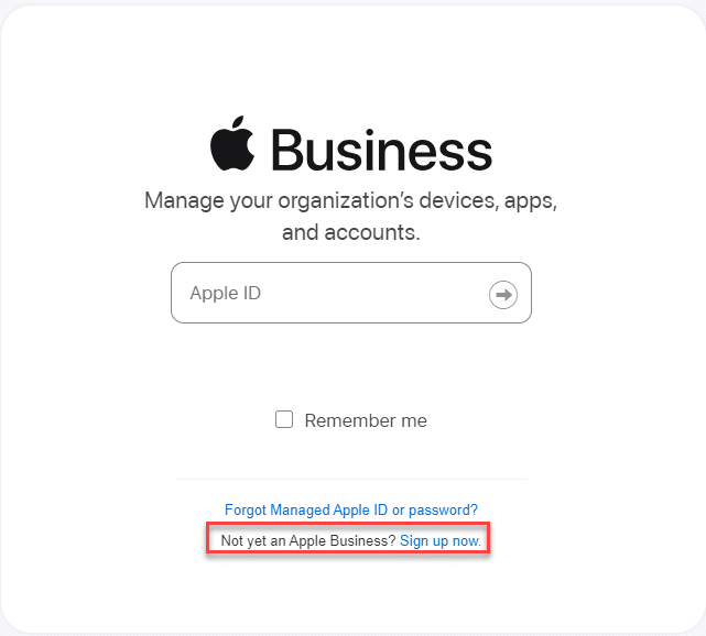 Apple Business Manager